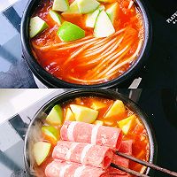 #春日养生局#茄汁浓汤肥牛锅的做法图解6