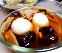 红枣天麻枸杞煮鸡蛋#开启冬日滋补新吃法#的做法