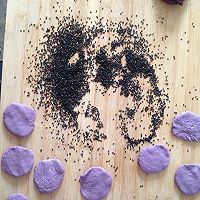 紫薯豆沙小甜点的做法图解3