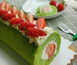 春日里的小清新—菠菜蛋糕卷的做法