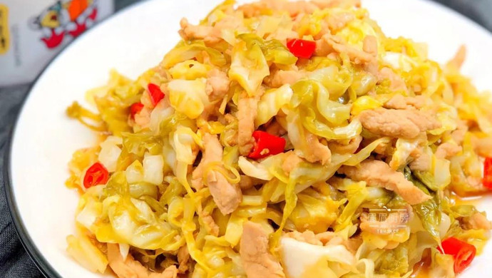 肉丝炒酸菜