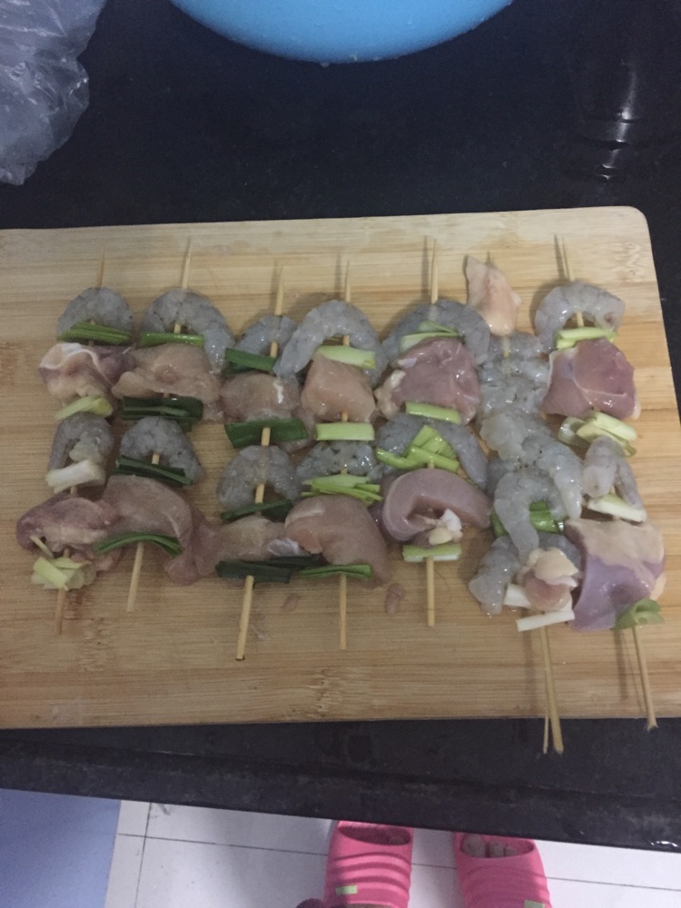 芝香鸡肉串的做法图解2