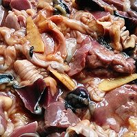 鸡杂海鲜菇盖浇饭的做法图解4