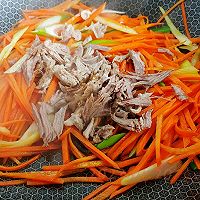 胡炒萝卜芹肉丝的做法图解3