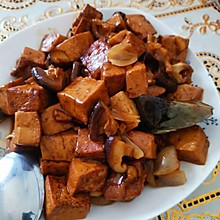 家常素烧豆腐（朋友评价有肉味）