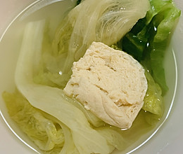 生菜冻豆腐汤的做法