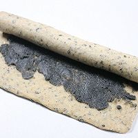 秃秃宝贝心头爱‖全麦红枣双重黑芝麻贝果的做法图解9