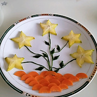 蔬菜拼盘：星星之花的做法图解8