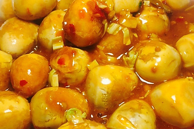 鱼香鹌鹑蛋