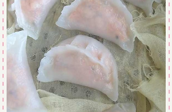 水晶蛤蜊鲜虾饺