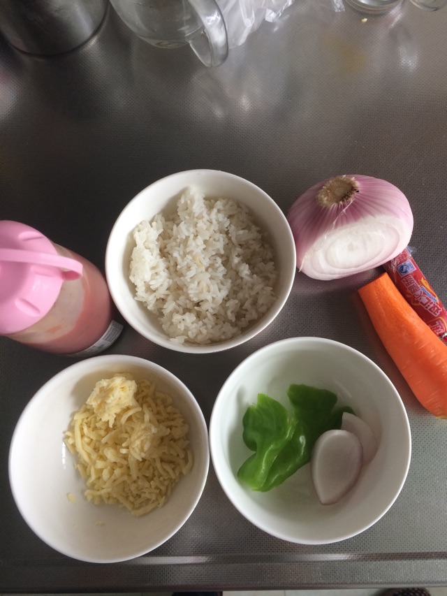 芝士焗饭微波炉版的做法图解1