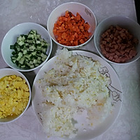 蛋炒饭的做法图解2