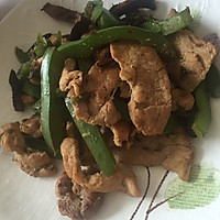 孜然香菇炒肉的做法图解4