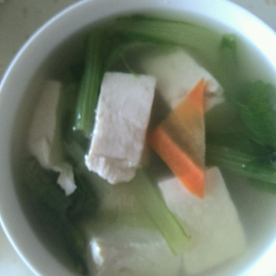 青菜豆腐汤