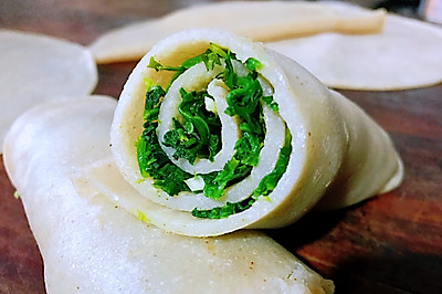 荞麦面菠菜卷