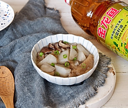 香菇山药竹荪汤#中式减脂餐#的做法