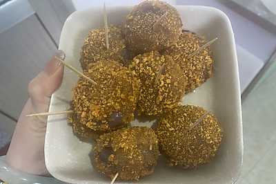 油炸爆浆汤圆