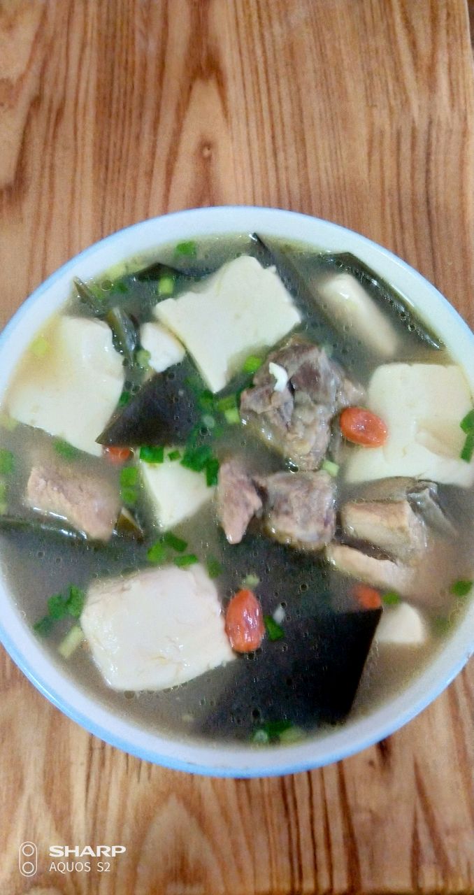 排骨海带豆腐汤的做法