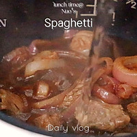 #鸡汁入家宴 感恩正当“食”#黑椒牛肉意面的做法图解4