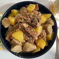 #感恩节烹饪挑战赛#香芋土豆炖排骨的做法图解11