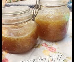 蜂蜜柚子茶。甜蜜的做法