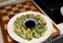 #外婆乡炒出火锅香#菠菜鸡蛋蒸糕的做法