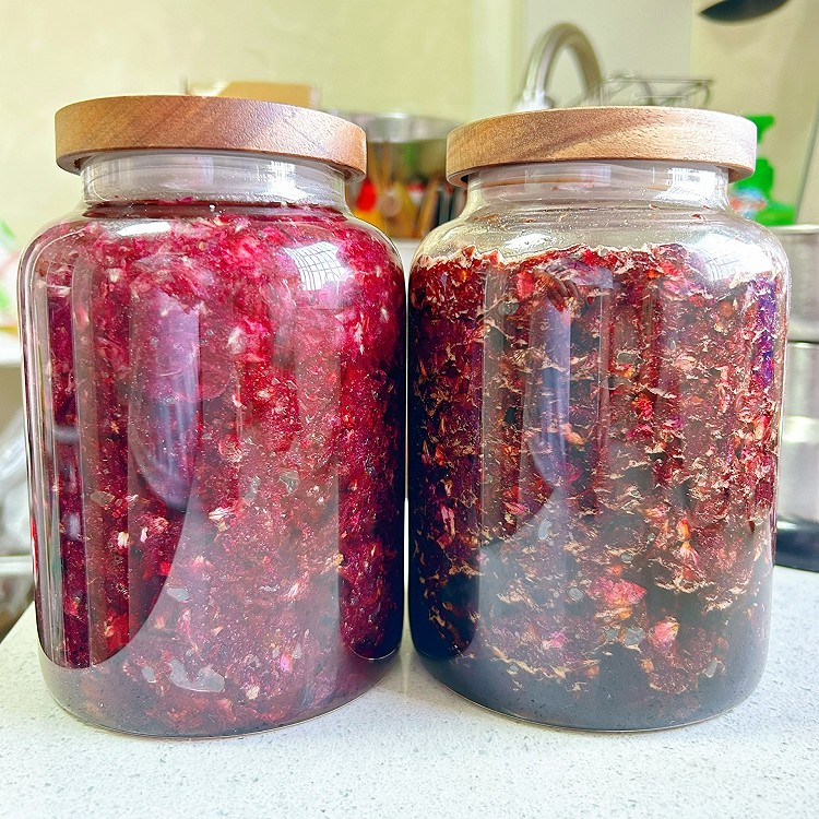自制玫瑰花酱的做法