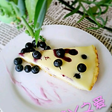 平底锅版爆浆蓝莓芝士蛋糕
