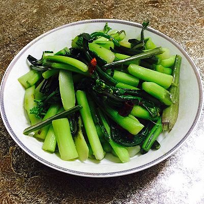 炝炒红油菜