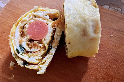 肉松火腿厚蛋烧
