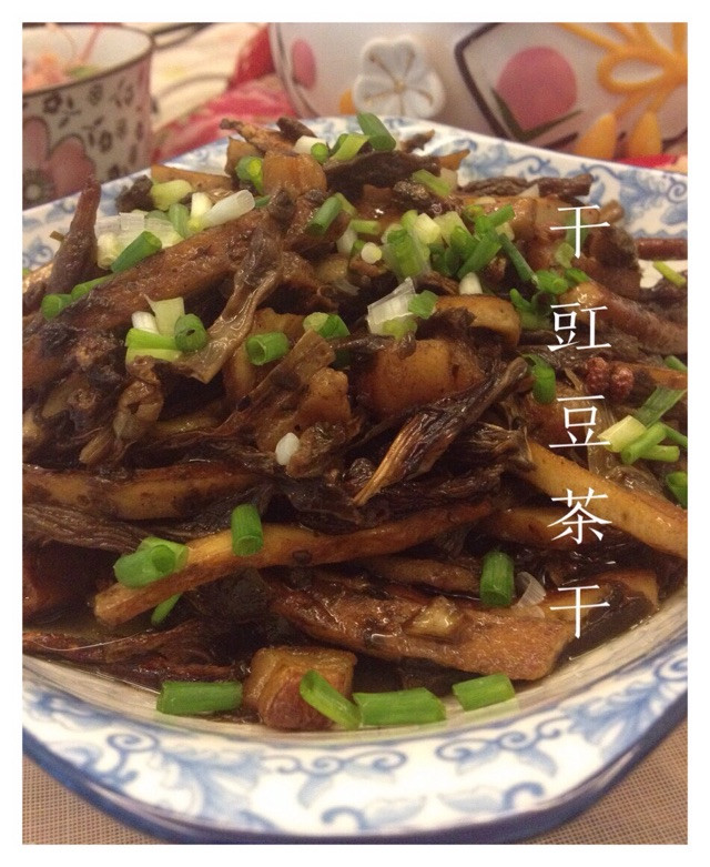12道锋味复刻蕨菜茶干之干豇豆茶干的做法