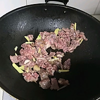 牛肉炒豇豆的做法图解3