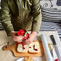 #换着花样吃早餐#七岁儿童自制三明治的做法图解3