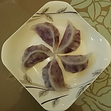 紫薯水晶饺