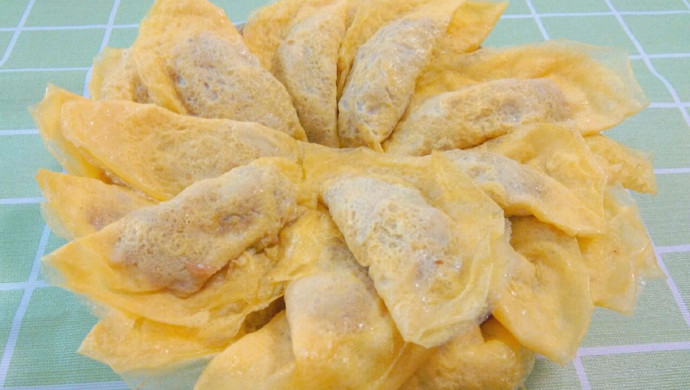 年夜饭~手工包蛋饺