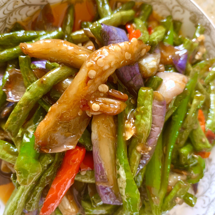 豆角烧茄子的做法