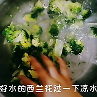 凉拌蒜泥西兰花的做法图解3