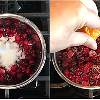 蔓越莓是圣诞的颜色: 自制蔓越莓酱法国吐司的做法图解1