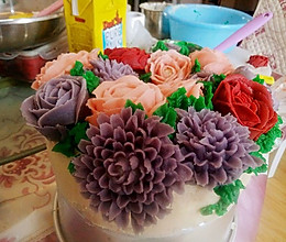 韩式裱花蛋糕的做法