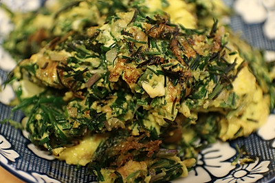 野蒜煎蛋