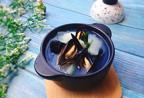 夏天必喝+冬瓜淡菜汤的做法