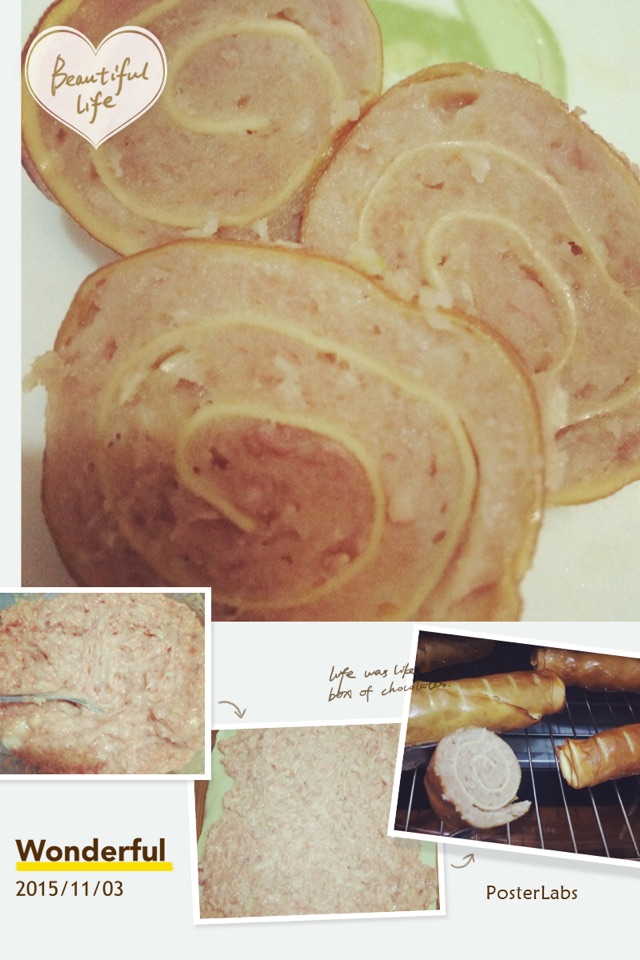 熏豆腐卷香肠