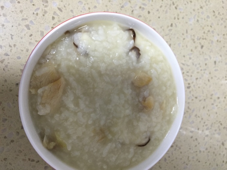 香菇鸡肉粥