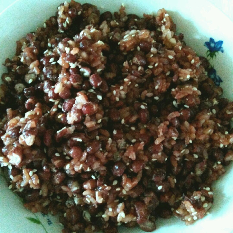 消寒糯米红豆饭的做法