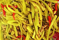 肉末莴笋的做法
