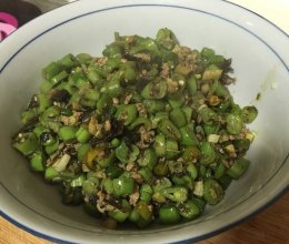 小两口的美味生活之橄榄菜肉沫四季豆的做法