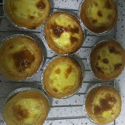 黄桃蛋挞，原味蛋挞