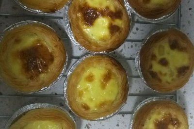 黄桃蛋挞，原味蛋挞