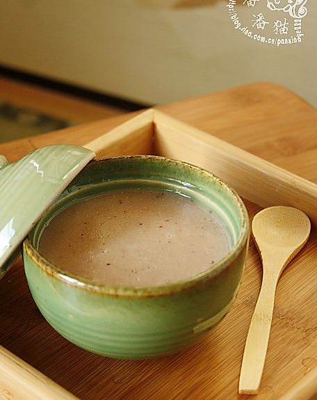红枣莲子米浆的做法