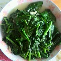 蒜末炒木耳菜的做法图解1